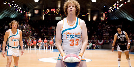 Jackie Moon takes granny shot at basket