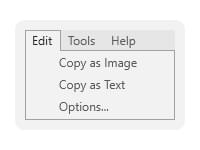 A screenshot of the PingPlotter edit menu